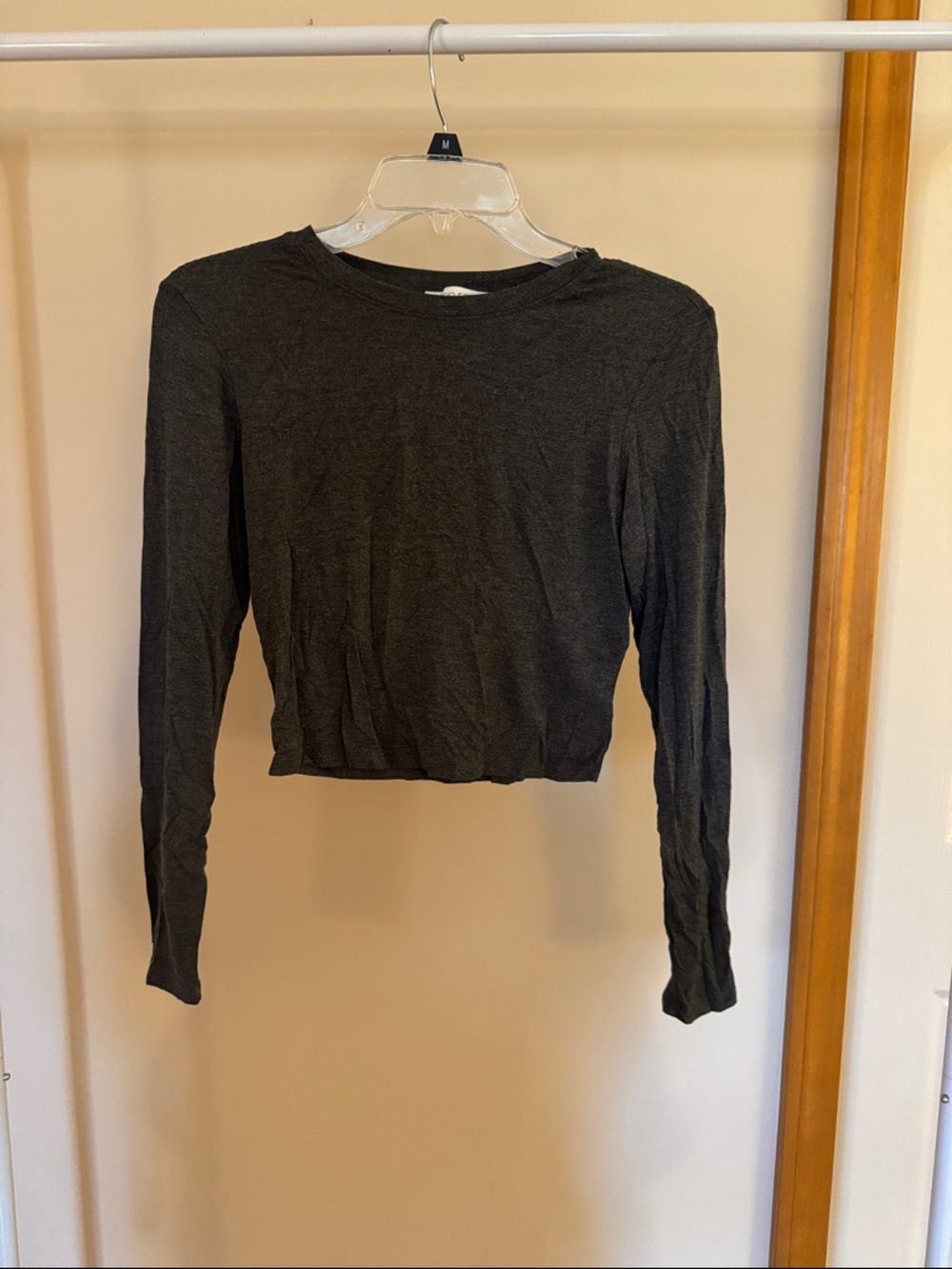Forever 21 Dark Gray Long Sleeve Top